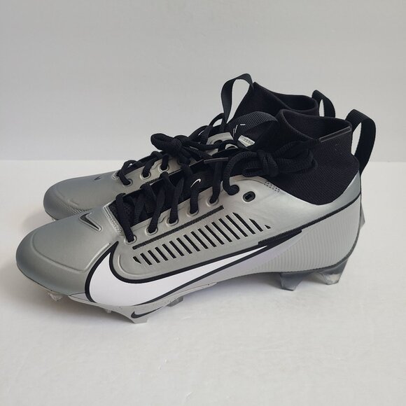 NEW Nike Vapor Edge Pro 360 2 Football Cleats DA5456-002 Size 9.5 Light Smoke - Picture 1 of 7